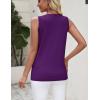 image:imageZeagoo Womens Sleeveless Tank Tops 2026 Summer Crew Neck Ribbed Knit Sweater Top Business Casual Work ShirtsPurple