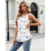 image:imageZeagoo Womens Summer Tank Tops Pleated Round Neck Sleeveless Trendy Tunic Tops for Women Dressy Casual 2026