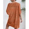 image:imageZeagoo Lightweight Summer Crochet Cardigan for Women Short Sleeve Kimono Boho Oversized Open Front Knitted CardiganCaramel
