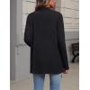 image:imageZeagoo Womens Cardigan Long Sleeve Lightweight Cardigan Draped Open Front Loose Casual 2026 Fashion ClothingBlack