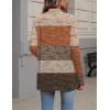 image:imageZeagoo Womens Cardigan Long Sleeve Lightweight Cardigan Draped Open Front Loose Casual 2026 Fashion ClothingColor Blockingjh398