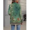 image:imageZeagoo Womens Cardigan Long Sleeve Lightweight Cardigan Draped Open Front Loose Casual 2026 Fashion ClothingFlower Greenmz839