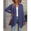 image:imageZeagoo Womens Cardigan Long Sleeve Lightweight Cardigan Draped Open Front Loose Casual 2026 Fashion ClothingNavy Blue