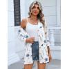 image:imageZeagoo Womens Casual Lightweight Cardigan 34 Sleeve Open Front Loose Thin Cardigans with PocketsBf290