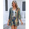 image:imageZeagoo Womens Casual Lightweight Cardigan 34 Sleeve Open Front Loose Thin Cardigans with PocketsCx289