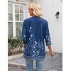 image:imageZeagoo Womens Casual Lightweight Cardigan 34 Sleeve Open Front Loose Thin Cardigans with PocketsMz845