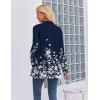 image:imageZeagoo Womens Lightweight Cardigan Open Front Long Sleeve Casual Loose Thin Cardigans with Pockets 2026Afloral Navy 103