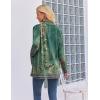 image:imageZeagoo Womens Lightweight Cardigan Open Front Long Sleeve Casual Loose Thin Cardigans with Pockets 2026Aflower Green