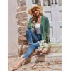 image:imageZeagoo Womens Lightweight Cardigan Open Front Long Sleeve Casual Loose Thin Cardigans with Pockets 2026Aflower Green