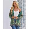 image:imageZeagoo Womens Lightweight Cardigan Open Front Long Sleeve Casual Loose Thin Cardigans with Pockets 2026Aflower Green