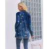 image:imageZeagoo Womens Lightweight Cardigan Open Front Long Sleeve Casual Loose Thin Cardigans with Pockets 2026Aflower Navy