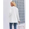 image:imageZeagoo Womens Lightweight Cardigan Open Front Long Sleeve Casual Loose Thin Cardigans with Pockets 2026Awhite