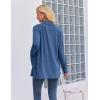 image:imageZeagoo Womens Lightweight Cardigan Open Front Long Sleeve Casual Loose Thin Cardigans with Pockets 2026Blue
