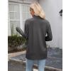 image:imageZeagoo Womens Lightweight Cardigan Open Front Long Sleeve Casual Loose Thin Cardigans with Pockets 2026Gray