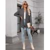 image:imageZeagoo Womens Lightweight Cardigan Open Front Long Sleeve Casual Loose Thin Cardigans with Pockets 2026Gray
