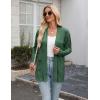 image:imageZeagoo Womens Lightweight Cardigan Open Front Long Sleeve Casual Loose Thin Cardigans with Pockets 2026Green