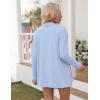 image:imageZeagoo Womens Lightweight Cardigan Open Front Long Sleeve Casual Loose Thin Cardigans with Pockets 2026Light Blue