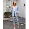 image:imageZeagoo Womens Lightweight Cardigan Open Front Long Sleeve Casual Loose Thin Cardigans with Pockets 2026Light Blue