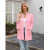 image:imageZeagoo Womens Lightweight Cardigan Open Front Long Sleeve Casual Loose Thin Cardigans with Pockets 2026Light Pink