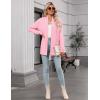 image:imageZeagoo Womens Lightweight Cardigan Open Front Long Sleeve Casual Loose Thin Cardigans with Pockets 2026Light Pink
