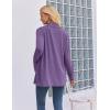 image:imageZeagoo Womens Lightweight Cardigan Open Front Long Sleeve Casual Loose Thin Cardigans with Pockets 2026Purple