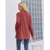 image:imageZeagoo Womens Lightweight Cardigan Open Front Long Sleeve Casual Loose Thin Cardigans with Pockets 2026Red