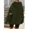 image:imageZEAGOO Hoodies Women Zip Up Hoodie Oversized Sweatshirt Fleece Jackets Spring Fall Winter Coats 2026 FashionArmy Green