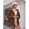 image:imageZEAGOO Hoodies Women Zip Up Hoodie Oversized Sweatshirt Fleece Jackets Spring Fall Winter Coats 2026 FashionBrown