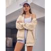 image:imageZEAGOO Hoodies Women Zip Up Hoodie Oversized Sweatshirt Fleece Jackets Spring Fall Winter Coats 2026 FashionKhaki