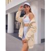 image:imageZEAGOO Hoodies Women Zip Up Hoodie Oversized Sweatshirt Fleece Jackets Spring Fall Winter Coats 2026 FashionKhaki