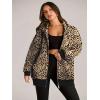 image:imageZEAGOO Hoodies Women Zip Up Hoodie Oversized Sweatshirt Fleece Jackets Spring Fall Winter Coats 2026 FashionLeopard Print