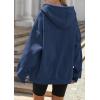 image:imageZEAGOO Hoodies Women Zip Up Hoodie Oversized Sweatshirt Fleece Jackets Spring Fall Winter Coats 2026 FashionNavy Blue