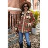 image:imageZeagoo Womens Flannel Jacket Fleece Lined Shacket Fall Outfits Plaid Sherpa Button Down Cozy Warm Winter Coat SXXLOrange