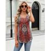 image:imageWomens Boho Tops Dressy Casual Summer Shirts Long Tank Tops for Leggings Spring Fashion 2026