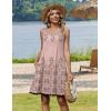 image:imageZeagoo Summer Dresses for Women 2026 Sleeveless Casual Floral Tshirt Sundress with Pockets Loose Tank Beach DressSf190
