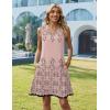 image:imageZeagoo Summer Dresses for Women 2026 Sleeveless Casual Floral Tshirt Sundress with Pockets Loose Tank Beach DressSf190