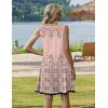 image:imageZeagoo Summer Dresses for Women 2026 Sleeveless Casual Floral Tshirt Sundress with Pockets Loose Tank Beach DressSf190