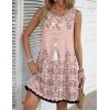 image:imageZeagoo Summer Dresses for Women 2026 Sleeveless Casual Floral Tshirt Sundress with Pockets Loose Tank Beach DressSf190