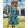 image:imageZeagoo Summer Dresses for Women 2026 Sleeveless Casual Floral Tshirt Sundress with Pockets Loose Tank Beach DressSf237