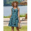 image:imageZeagoo Summer Dresses for Women 2026 Sleeveless Casual Floral Tshirt Sundress with Pockets Loose Tank Beach DressSf237