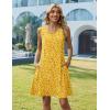 image:imageZeagoo Summer Dresses for Women 2026 Sleeveless Casual Floral Tshirt Sundress with Pockets Loose Tank Beach DressXh528