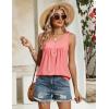 image:imageZeagoo Summer Tank Tops for Women 2026 Sleeveless Tunic Spring Casual Shirts Womens Work Tops Coral Pink