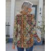 image:imageZeagoo Womens Long Sleeve Tops 2026 V Neck Pleated Shirts Dressy Casual Tunic Blouses Loose Fit Fall Fashion ClothesMz721