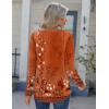 image:imageZeagoo Womens Long Sleeve Tops 2026 V Neck Pleated Shirts Dressy Casual Tunic Blouses Loose Fit Fall Fashion ClothesMz867