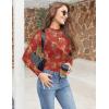 image:imageZeagoo Womens Mesh Long Sleeve Tops Mock Neck Going Out See Through Shirts Sexy Sheer Blouses Clubwear SXXLSf328