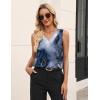 image:imageZeagoo Womens Silk Satin Tank Tops V Neck Casual Camisoles Sleeveless Business Work Blouses Dressy Summer ShirtsPcx297