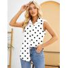 image:imageZeagoo Womens Sleeveless Button Down Shirts Blouses Solid Casual Basic V Neck Tank Tops for Work SXXLJh592