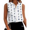 image:imageZeagoo Womens Sleeveless Button Down Shirts Blouses Solid Casual Basic V Neck Tank Tops for Work SXXLJh599