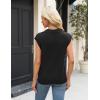 image:imageZeagoo Womens Sleeveless Sweaters Vest V Neck Lightweight Knit Pullover Sweater Dressy Summer TopsBlack