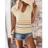 image:imageZeagoo Womens Sleeveless Sweaters Vest V Neck Lightweight Knit Pullover Sweater Dressy Summer TopsTw534